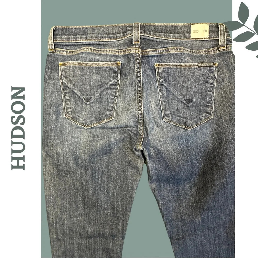 Hudson Jeans Krista Low-Rise Super
Skinny Jean Size 28 - Picture 6 of 9
